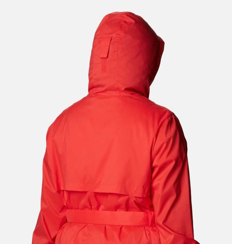 Women's Columbia Pardon My Trench Rain Jackets Red | Plus Size CA-YC8A4